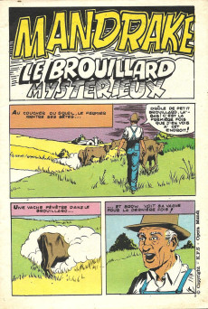 Extrait de Mandrake (1re Série - Remparts) (Mondes Mystérieux - 1) -339- Le brouillard mystérieux