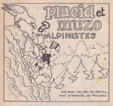 Extrait de Placid et Muzo (Poche) -240- Placid et muzo alpinistes