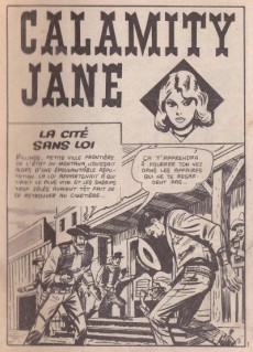 Extrait de Kris le shérif (puis Kriss) (Aventures et Voyages) -83- Calamity Jane - La cité sans loi