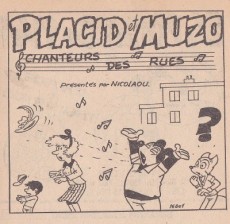 Extrait de Placid et Muzo (Poche) -198- Placid et muzo chanteurs des rues