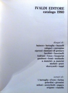 Extrait de (Catalogues) Éditeurs, agences, festivals, fabricants... - Ivaldi Editore - 1980 - Catalogo