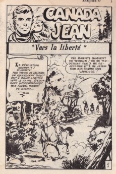 Extrait de Apaches (Aventures et Voyages) -77- Canada Jean - Vers la liberté