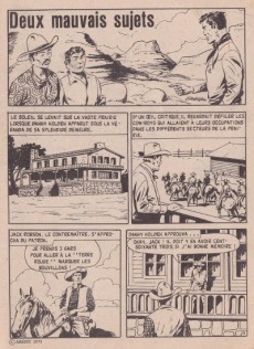 Extrait de Tex Bill (Arédit) -90- Deux mauvais sujets