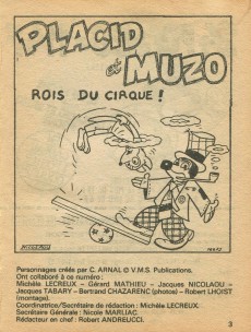 Extrait de Placid et Muzo (Poche) -195- Rois du Cirque
