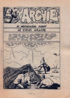 Extrait de Archie (Jeunesse et Vacances) -27- Le Vieux Galion