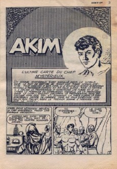 Extrait de Akim (2e série) -64- L'ultime carte du chef mystérieux