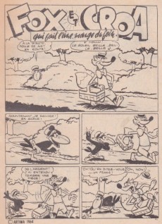 Extrait de Foxie (1re série - Artima) -89- Fox et Croa : Qui fait l'âne mange du foin