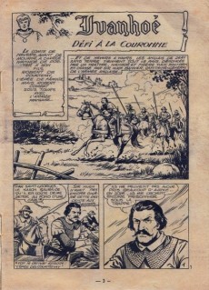 Extrait de Ivanhoé (1re Série - Aventures et Voyages) -107- Défi à la Couronne