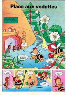 Extrait de Maya l'abeille (Rhodania - Le joyeux illustré) -19- Place aux vedettes