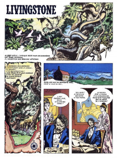 Extrait de La découverte du monde en bandes dessinées -17- Livingstone et Stanley au cœur de l'Afrique