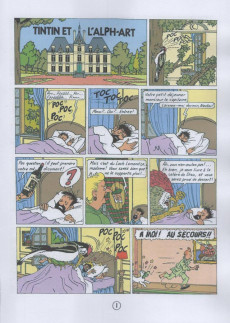 Extrait de Tintin - Pastiches, parodies & pirates -19d2013- Tintin et l'Alph-Art
