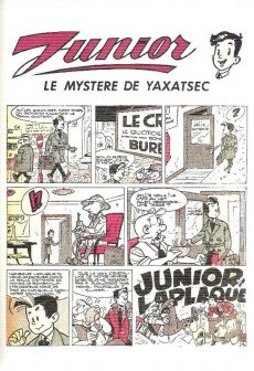 Extrait de Junior (Les Nouvelles Aventures de) -2- Alerte au toufoulcan et le mystère de yaxatsec