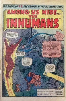 Extrait de Fantastic Four Vol.1 (1961) -45- Among Us Hide... The Inhumans!