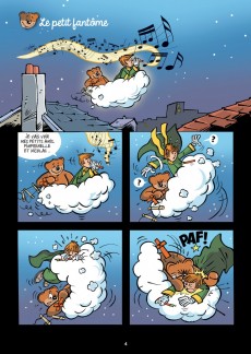 Extrait de Bonne nuit les petits - Les aventures de Gros Nounours, Nicolas et Pimprenelle -1- La tête dans les nuages