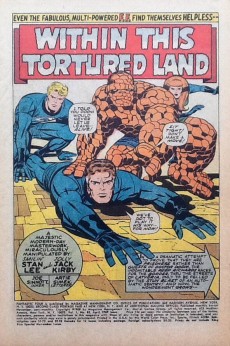 Extrait de Fantastic Four Vol.1 (1961) -85- Within this tortured land!