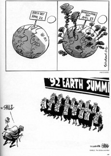 Extrait de Portfoolio - The year's best canadian editorial cartoons -8- 1992