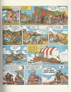 Extrait de Astérix (en anglais) -8c1981- Asterix in britain