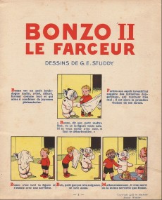 Extrait de Bonzo -2- Bonzo II - Le Farceur