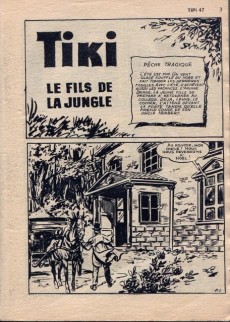 Extrait de Tipi (Aventures et Voyages) -47- TIKI Le Fils de la Jungle - Pêche tragique