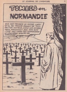 Extrait de Le journal de l'aventure (2e Série - Lutèce) -13- Tombes en normandie