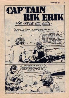 Extrait de Pirates (Mon Journal) -83- Cap'tain Rik Erik - Le secret du puits