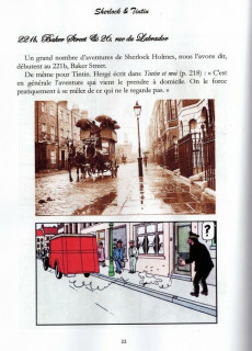 Extrait de Tintin - Divers -2007- Sherlock et Tintin