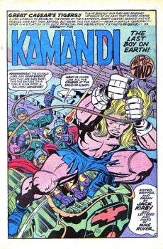 Extrait de Kamandi, The Last Boy On Earth (1972) -4- The devil's arena