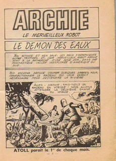 Extrait de Atoll -42- Archie : le démon des eaux