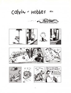 Extrait de Calvin et Hobbes -2a1993/01- En avant, tête de thon !