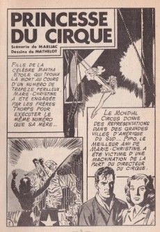 Extrait de Princesse (Éditions de Châteaudun/SFPI/MCL) -126- Princesse du cirque