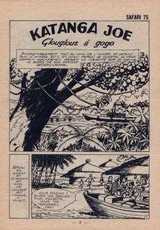 Extrait de Safari (Mon Journal) -75- Katanga Joe - Glouglous à gogo