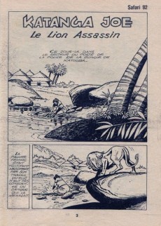 Extrait de Safari (Mon Journal) -92- Katanga Joe - Le lion assassin