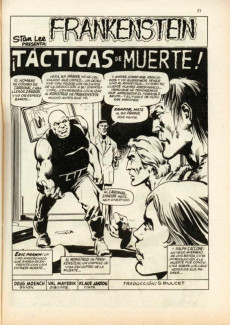 Extrait de Fantom Vol.2 (Vértice - 1974) -8- ¡El sendero del loco!