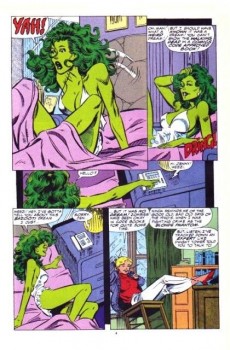 Extrait de The sensational She-Hulk (1989) -34- Who was that zombie I saw you with...?