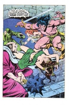 Extrait de Conan the Barbarian Vol 1 (1970) -78- Curse of the Undead-man