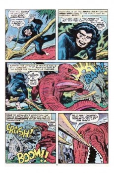 Extrait de Devil Dinosaur (1978) -2- Devil's war!