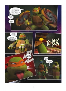 Extrait de Teenage Mutant Ninja Turtles - Les Tortues Ninja (Soleil) -1- Premiers pas