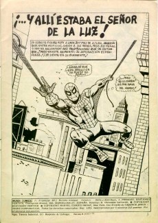 Extrait de Peter Parker : Spiderman -2- ¡...Y allí estaba el Señor de la Luz!