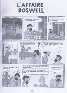Extrait de Tintin - Pastiches, parodies & pirates -2003- L'Affaire Roswell