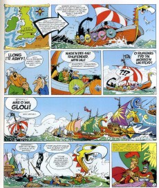 Extrait de Astérix (en langues étrangères) -9Gallois- Asterix a Gorchest prydain