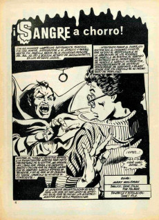 Extrait de Fantom Vol.2 (Vértice - 1974) -23- Sangre a chorro