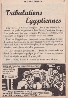 Extrait de Les inflexibles -7- Tribulations égyptiennes