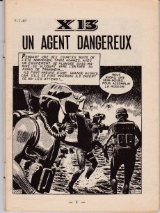 Extrait de X-13 agent secret (Impéria) -166- un agent dangereux