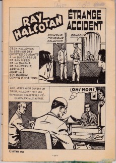 Extrait de Ray Halcotan (Artima) -41- Étrange accident