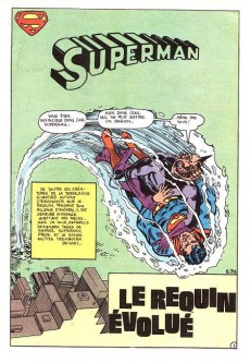 Extrait de Superman et Batman puis Superman (Sagédition/Interpresse) -107- Le requin évolué