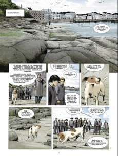 Extrait de Les chasseurs d'écume -5- 1934, le crâne de la plage