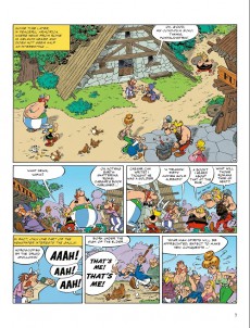Extrait de Astérix (en anglais) -36- Asterix and the missing scroll