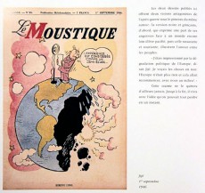 Extrait de (DOC) Franquin, Morris, Jijé, Sempé... - 200 couvertures inédites pour le journal Le Moustique