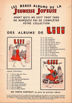 Extrait de Lili (L'espiègle Lili puis Lili - S.P.E) -28- Lili à l'opéra