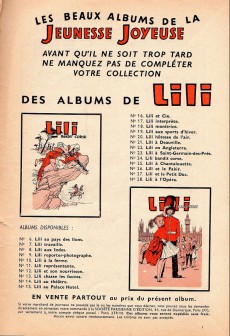 Extrait de Lili (L'espiègle Lili puis Lili - S.P.E) -29- Lili et ses locataires